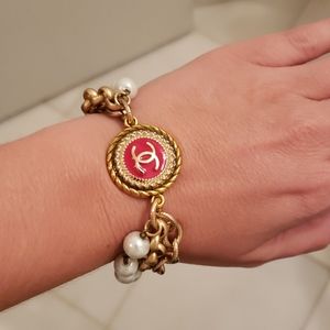 Authentic vintage button bracelet